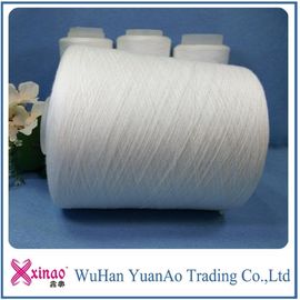 China Material blanco crudo hecho girar anillo 100% de los hilados de polyester de la torsión del poliéster o color teñido droga proveedor