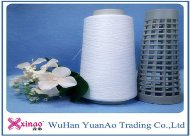 China La Virgen blanca cruda hizo girar el hilo de coser de los hilados de polyester para la ropa que cosía 30/1 TORSIÓN de Z proveedor