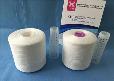 Fabricantes blancos crudos de los hilados de polyester, hilados de polyester hechos girar en el tubo plástico