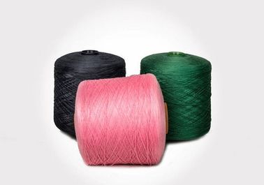 China El anillo bajo teñido de la contracción el 100% hizo girar los hilados de polyester Eco - amistoso proveedor