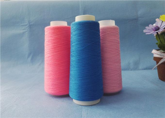 El color múltiple 100 hizo girar los hilados de polyester 10s ~ hilado gemelo de la fibra del hilado 80s/de poliéster