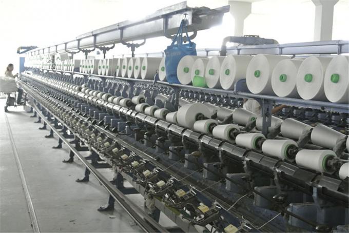Hilo de coser hecho girar blanco crudo 100% del poliéster de los hilados de polyester de OEKO-TEX 40/2 50/3