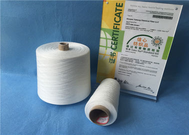 China Alto Tenacit 100 blancos crudos/teñió los hilados de polyester hechos girar anillo 200-800 TPM proveedor