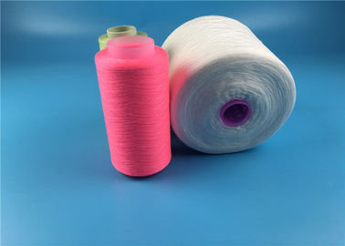 hilados de polyester hechos girar brillantes blancos crudos 42s/2 en el tubo de teñido para hacer punto/que cose