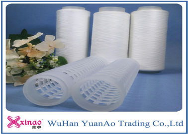 China Altos hilados de polyester blancos crudos de encargo de la tenacidad 40/2 100% hilos de coser del poliéster proveedor