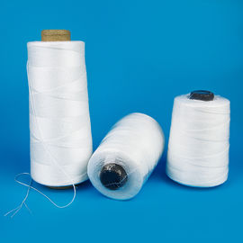 China hilo sin nudos 100% del Closing del bolso del hilo industrial brillante blanco crudo de los hilados de polyester de 10s/3 10s/4 proveedor