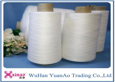 China El poliéster blanco crudo Kitting de la alta tenacidad 402 hizo girar los hilados con la fibra 100% de Yizheng del poliéster proveedor