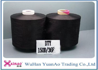 China drenaje del poliéster de 300d 72F que texturiza el hilado con el material 100% del poliéster y el modelo teñido proveedor