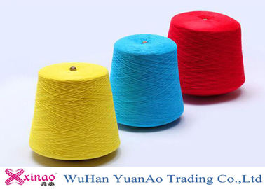 China Hilados de polyester hechos girar anillo para el hilo de coser, venta al por mayor colorida de encargo del hilo del poliéster proveedor