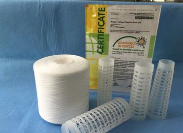China 40/2 TFO/anillo hizo girar los hilados de polyester/el hilado de la máquina de coser con el cono plástico proveedor