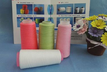 China Eco 30s colorido de encargo amistoso 40s 50s teñió los hilados de polyester para el hilo de coser proveedor