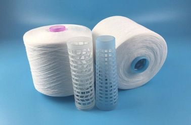China Característica respetuosa del medio ambiente y tipo hecho girar hilados de polyester del hilado hechos girar puros del 100% proveedor