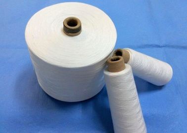 China 40/2 1.67KGS hizo girar el hilo del poliéster para el hilo de coser, hilado blanco crudo EN el cono de papel proveedor