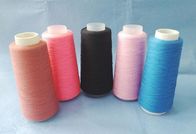 Ring Spun / TFO Dyed Polyester Weaving Yarn , Spun Polyester Yarn Eco Friendly
