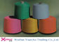 Hilados de polyester hechos girar anillo para el hilo de coser, venta al por mayor colorida de encargo del hilo del poliéster proveedor