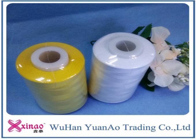 Hilado 100% del poliéster TFO del hilo de coser 40/2 40/3 blanco crudo o modificado para requisitos particulares