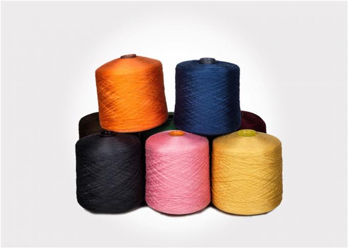 Coloree los hilados de polyester hechos girar 100 sin nudos virginales, de alta resistencia