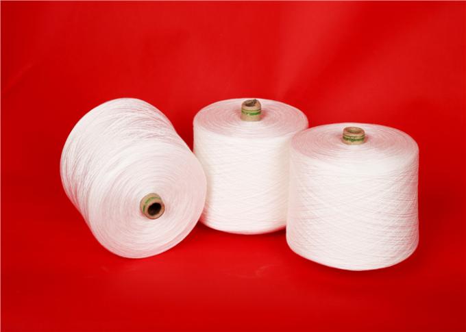 Hilados de polyester 100% hechos girar anillo amistoso del cono del papel de hilados de polyester de Eco
